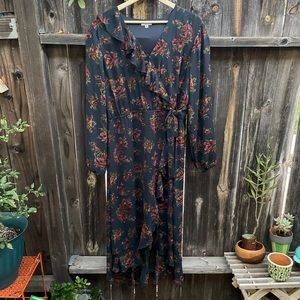 AVLN - Flower Print Dress - Size XL
